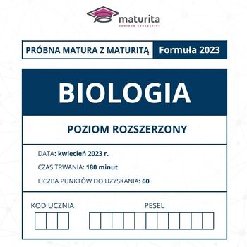 Próbna matura z Maturitą 2023 - biologia
