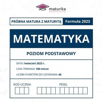 Próbna matura z Maturitą 2023 - matematyka PP